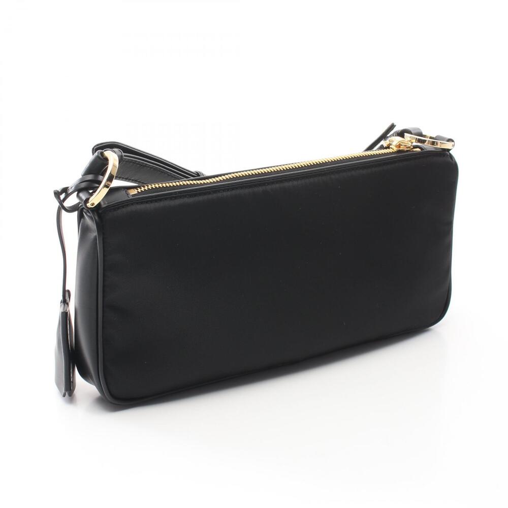 Prada TESSUTO VITELLO Shoulder Bag Black